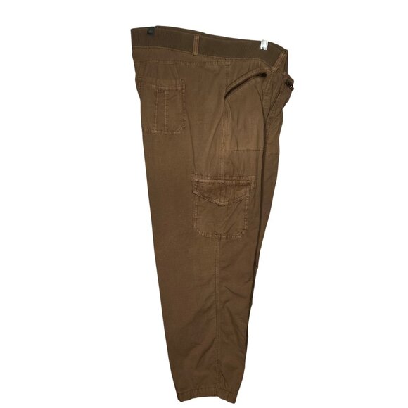 Sonoma Womens Cargo Pants Size 16 Khaki Light Brown Comfortable Elastic Waist - Picture 2 of 16